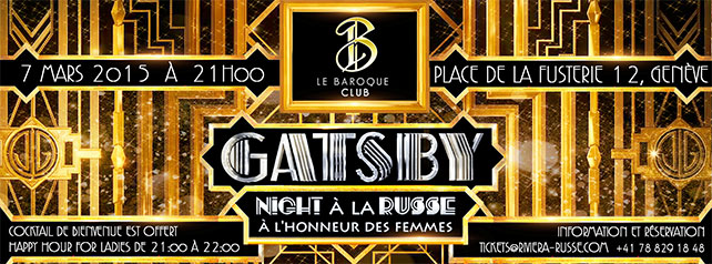 Gatsby Night à La Russe à l’Honneur des Femmes
